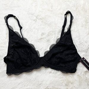 Ambrielle Black Bralette NWT Size‎ Large